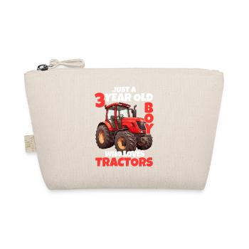 tracteur 3 ans 3ème anniversaire garçon cadeau - Trousse biologique - nature - Devant