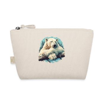 Polar Bear Eisbären Eisbär - Bio-Täschchen - Natur - Vorne