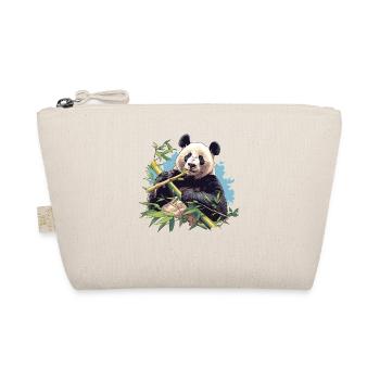 Giant Panda Große Pandas Großer Panda - Bio-Täschchen - Natur - Vorne