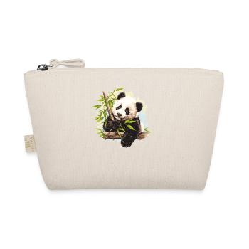 Giant Panda Große Pandas Großer Panda - Bio-Täschchen - Natur - Vorne