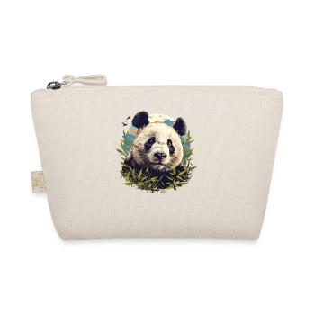 Giant Panda Große Pandas Großer Panda - Bio-Täschchen - Natur - Vorne