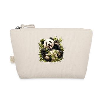 Giant Panda Große Pandas Großer Panda - Bio-Täschchen - Natur - Vorne
