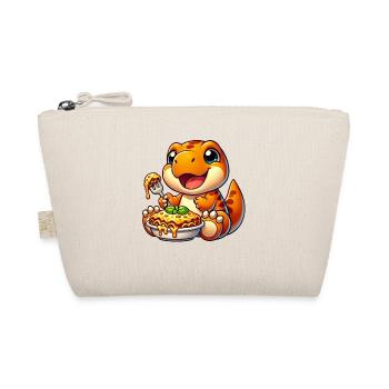 Dino Dinosaur T-Rex Lasagna Italian Food - Organic Pouch - nature - Front