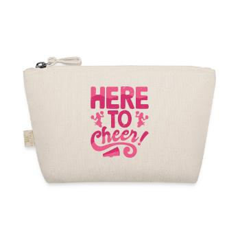 Ici pour encourager la pom-pom girl pom-pom girl - Trousse biologique - nature - Devant