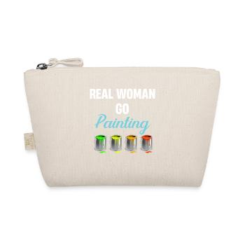 Real Women Paint Painters and Illustrators - Organic Pouch - nature - Front