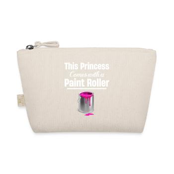 This princess comes with a paint roller. - Organic Pouch - nature - Front