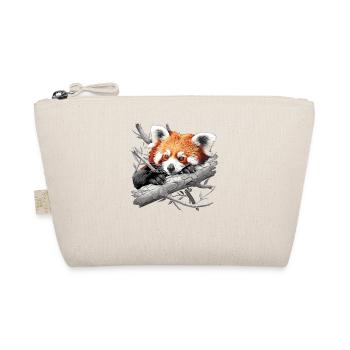 Red Panda Kleine Pandas Kleiner Roter Panda - Bio-Täschchen - Natur - Vorne