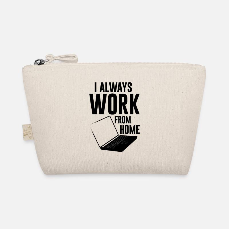 I Always Work From Home 4 Bio-Täschchen