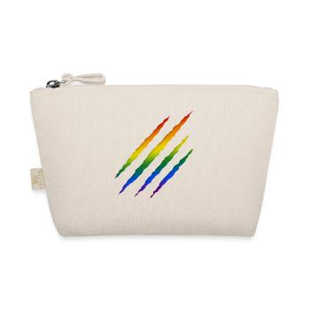 Regenbogen LGBT - Bio-Täschchen - Natur - Vorne