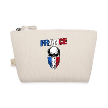 Franzosen Französisch Frankreich - Bio-Täschchen - Natur - Vorne