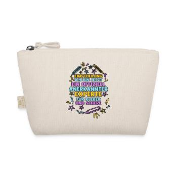 Daycare Leavers Back to School School Child Enrollment - Organic Pouch - nature - Front