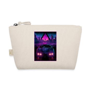 Années 80 Années 90 Synthwave Voiture Ville Rétro Vaporwave - Trousse biologique - nature - Devant