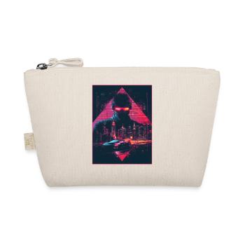 Vaporwave Homme Voiture Rétro Ville Synthwave Années 90 - Trousse biologique - nature - Devant