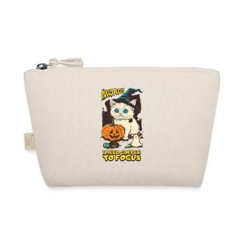 Hocus Pocus Chat Citrouille Halloween Drôle - Trousse biologique - nature - Devant