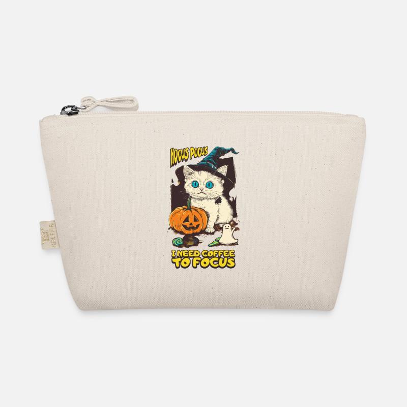 Hocus Pocus Chat Citrouille Halloween Drôle Trousse biologique