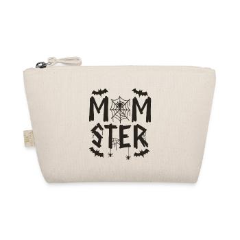 Monster Mama Halloween Kostüm - Bio-Täschchen - Natur - Vorne