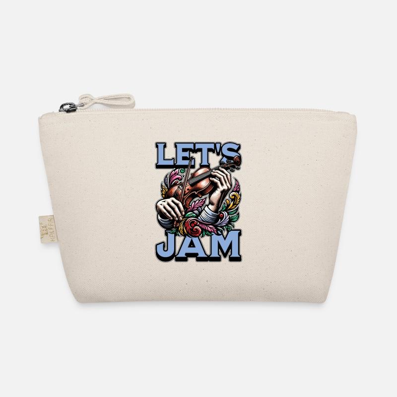 Fiddle Let's Jam String Instrument Fiddle Player Organic Pouch
