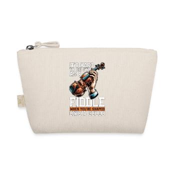 Fiddle It's Hard To Be Fit As A String Instrument - Bio-Täschchen - Natur - Vorne