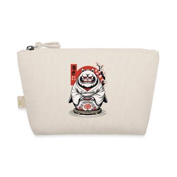Daruma Japonais Esthétique Yokai Vintage - Trousse biologique - nature - Devant