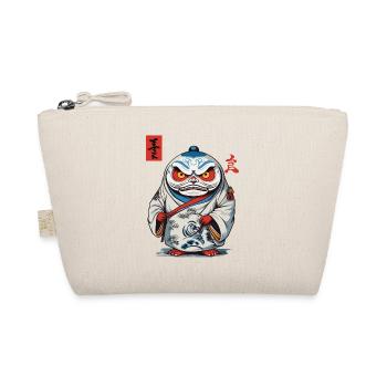Japanese Daruma Aesthetic Yokai Vintage - Organic Pouch - nature - Front