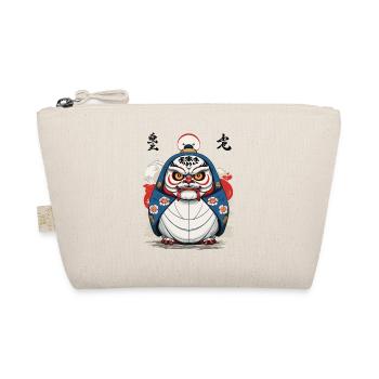 Esthétique japonaise Daruma Yokai Design - Trousse biologique - nature - Devant