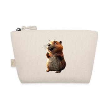 Castor Motif Castor Chuchoter Rongeurs Mignon Castor - Trousse biologique - nature - Devant