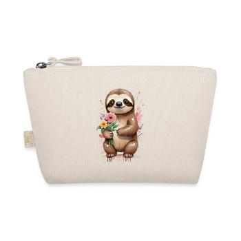 Adorable paresseux avec des fleurs - Animal mignon - Trousse biologique - nature - Devant