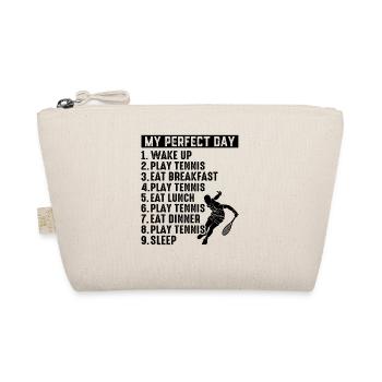 Tennis Day Plan - My Perfect Day Tennis - Bio-Täschchen - Natur - Vorne