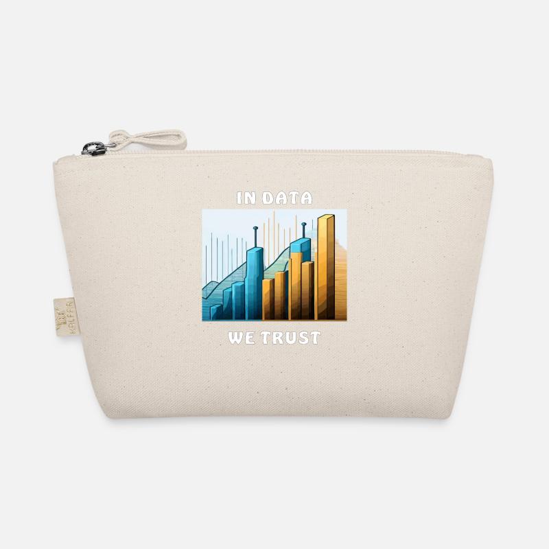 IN DATA WE TRUST Bio-Täschchen