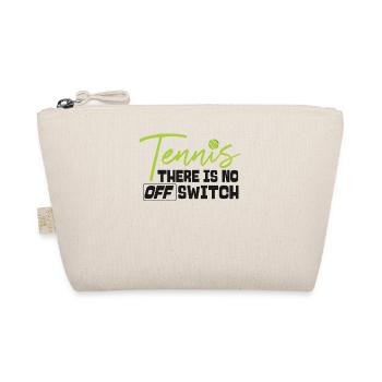 Funny Tennis Player Racket Tennis - Organic Pouch - nature - Front