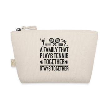 drôle de joueur de tennis raquette famille - Trousse biologique - nature - Devant
