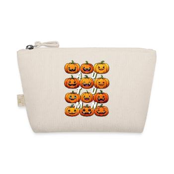 HERBST KÜRBIS - Bio-Täschchen - Natur - Vorne