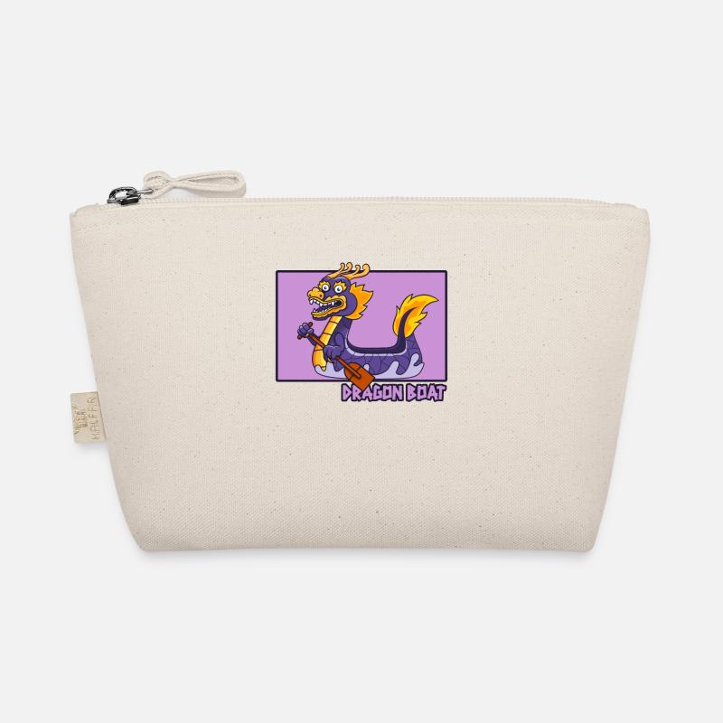 Drachenboot Doodle Chinesisches Hanzi Trommler-Team Bio-Täschchen