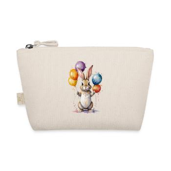 Lapin avec des ballons - Adorable aquarelle - Trousse biologique - nature - Devant