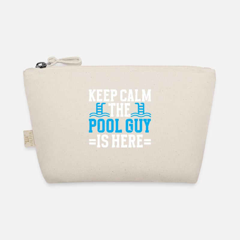 Pool Cleaner Keep Calm The Pool Guy Is Here Bio-Täschchen