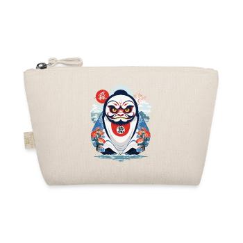 Daruma Japonais Esthétique Yokai Vintage - Trousse biologique - nature - Devant