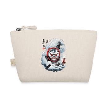 Esthétique japonaise Daruma Yokai Streetwear - Trousse biologique - nature - Devant