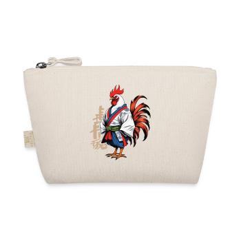 Coq Yokai Vaporwave Esthétique Samouraï Art - Trousse biologique - nature - Devant