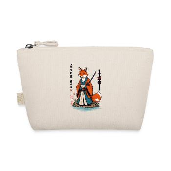 Kitsune Samouraï Renard Style Ukiyo-e Vintage - Trousse biologique - nature - Devant