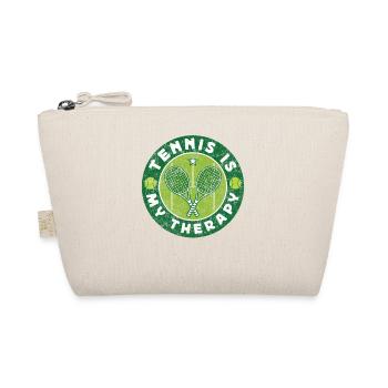 Funny Tennis Player Racket Tennis - Organic Pouch - nature - Front