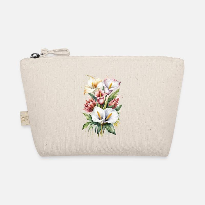 Lys Calla et fleurs de Protea à l’aquarelle Trousse biologique