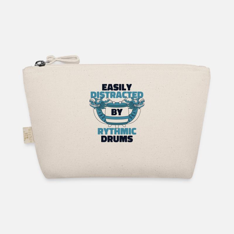 Easily Distracted By Rythmic Drums Paddler Team Organic Pouch