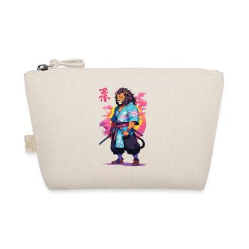 Conception esthétique Samurai Cat Vaporwave - Trousse biologique - nature - Devant