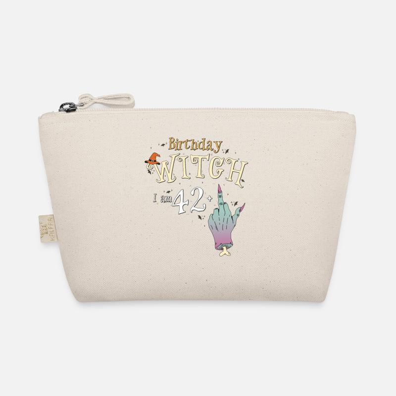 43 Year Old HallowQueen, 43rd Birthday Witch Organic Pouch