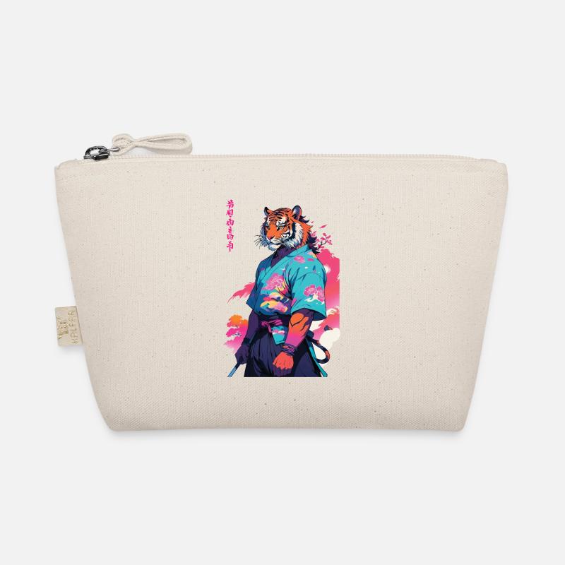 Tiger Yokai Vaporwave Esthétique Art des samouraïs Trousse biologique