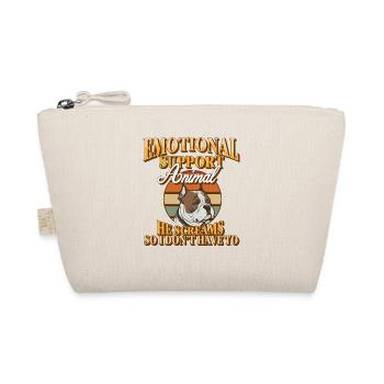 Emotional Support Animal He Screams So I Don't - Organic Pouch - nature - Front