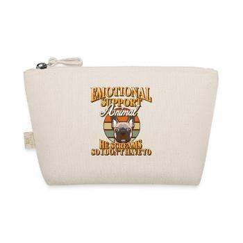 Emotional Support Animal He Screams So I Don't - Organic Pouch - nature - Front