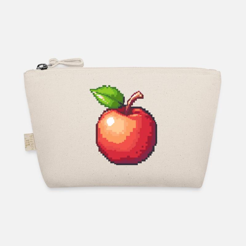 Apple Pixel Icon Organic Pouch