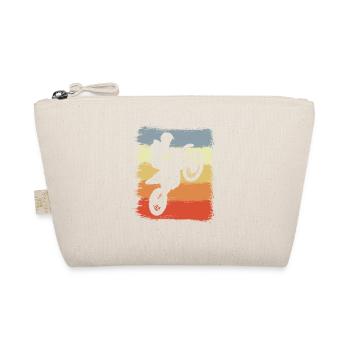 Retro Motocross Graphics - Organic Pouch - nature - Front