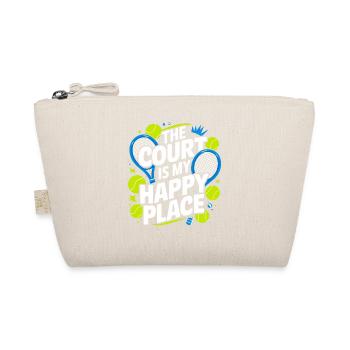 The court is my happy place - Organic Pouch - nature - Front
